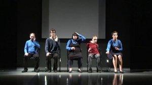 Номер "От ритма" Интегрированного театра-студии "Круг II"