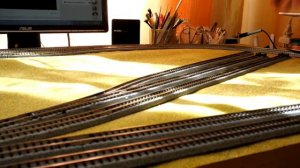 Модель тепловоза ТГМ40 в масштабе 1:160 на ходу