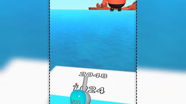 Satisfying Mobile Game / Blob Merge 3d - ball run 2048 Gameplay Walkthrough Android, iOS New part #