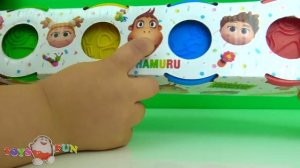 Kukuli Sürpriz Yumurta ve Kukuli Oyun hamuru açıyoruz Tinky Minky Kukili Oyun hamuru yazı yazıyoruz