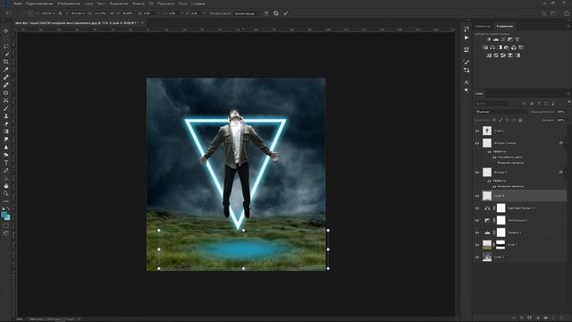 Неоновый свет Photoshop / Neon effect photoshop tutorial смотреть онлайн