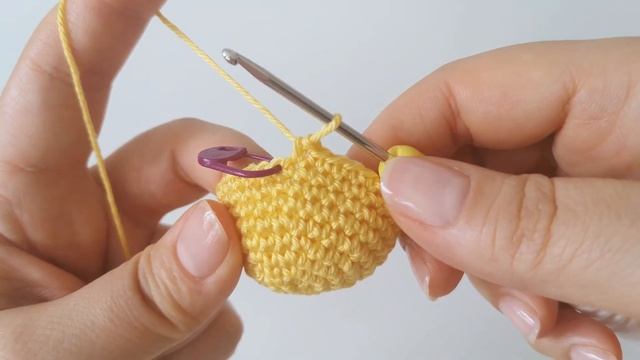 Амигуруми за начинаещи: Плетена сфера (кълбо) с ниски пълнежи смотреть онлайн