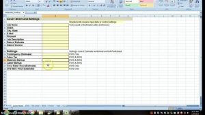 #7 Estimating with Excel for the Small Contractor