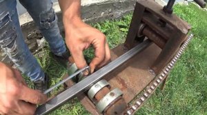 Самый простой трубогиб своими руками из куска швеллера