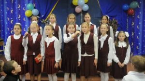 Мой добрый учитель, исполняют ученицы 5 а класса