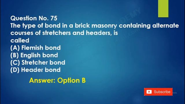 Building Material | Construction Material | MCQ Test PART 3 | 30/300  MCQ With Answer | PSC CIVIL