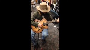 Ben at guitar center