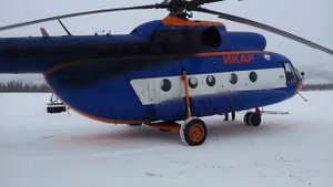 МИ-8 RA-24475.Авиакомпания "Икар".Магаданская область.Кубака.