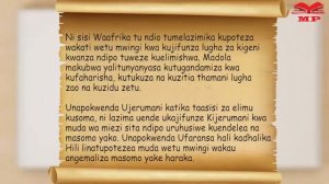 KCSE_KIDATO CHA 1_KISWAHILI_MATUMIZI YA LUGHA_KUSOMA