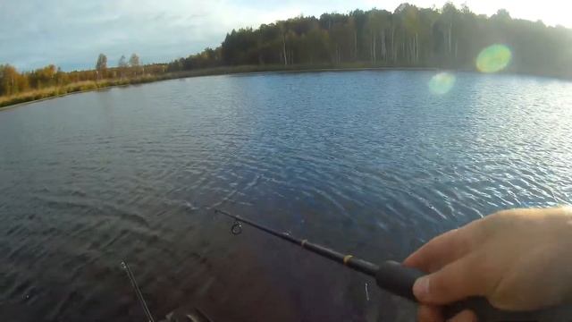 Рыбалка на торфяных карьерах,мои рабочие воблеры в деле! смотреть онлайн