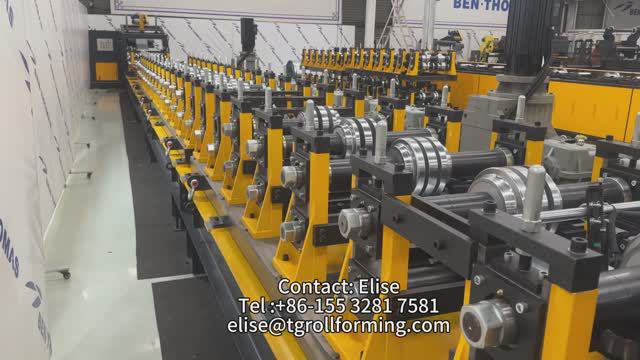 Линии и станки производят профили С-, U- , Z и Омега форм из тонких металлических листов смотреть онлайн