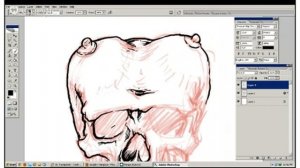 miftakeScratches drawing skull tits balls