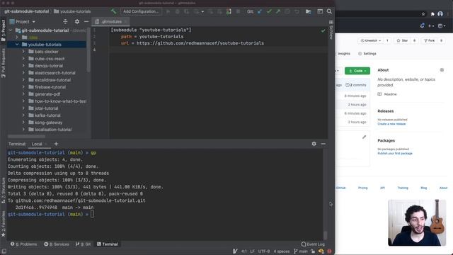 Git Submodules Tutorial | For Beginners смотреть онлайн