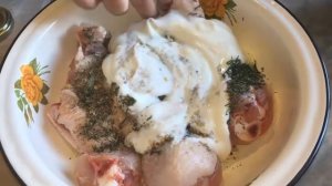 Курица с французской горчицей. Маринуем в йогурте. Вкусно с любым гарниром.