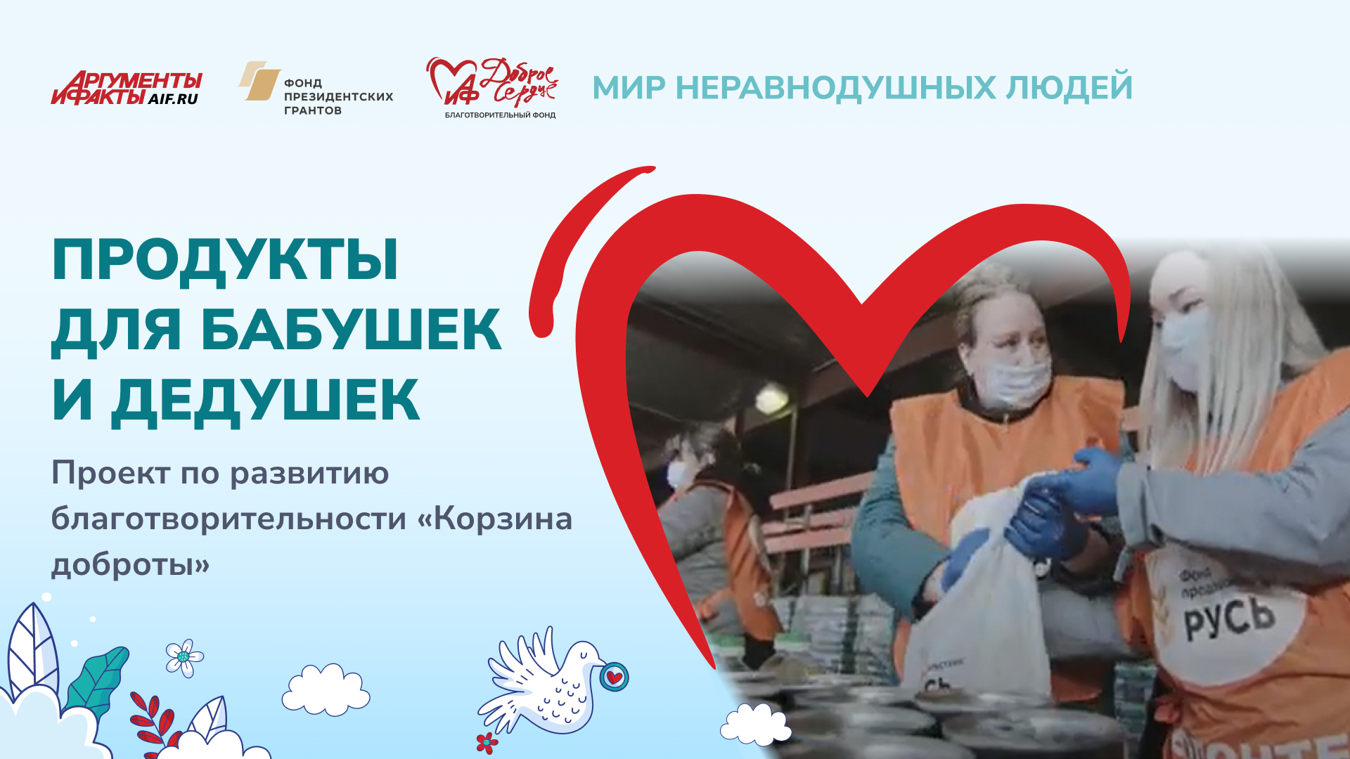 Проект по развитию благотворительности «Корзина доброты»
