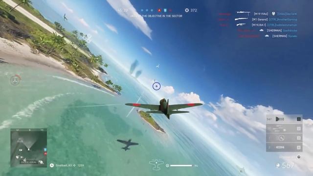 Battlefield V ZERO A6M2 leveling up to 6 Game play no commentary смотреть онлайн