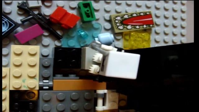 Лего Майнкрафт. Портал в Эндер Мир из кубиков лего. смотреть онлайн