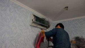 Чистка кондиционера пароочистителем  Karcher