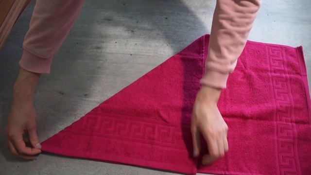 ?Как сложить полотенце?Быстро, просто и красиво