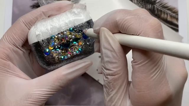 Как сделать чехол своими руками? Инкрустация чехла для AIR PODS PRO? смотреть онлайн