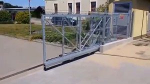 Телескопические комплекты для откатных ворот. Проезд до 7.5 метра. Три створки. Ворота откатные.