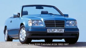 #2453. Mercedes Benz E220 Cabriolet A124 1992-1997 (лучшие фото)