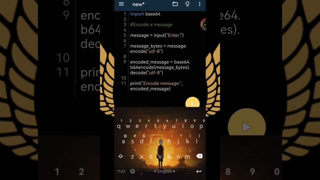 Python Message Encode Decode inBase64 Encoding and Decoding