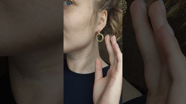 Трендовые серьги конго? #серьгиизбисера