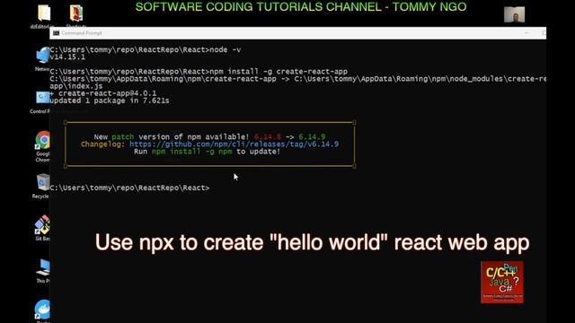 Introduction to React Web development | Software Coding Tutorials Channel