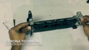 How to remove fuser film assembly and fixing film replacement of Canon ir1018 ir1020 A4 Copier