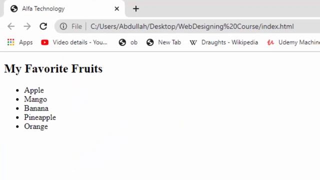 List (ol, ul, li) Tag in HTML | Ordered List & Unordered List |Web Designing Tutorials For Beginner