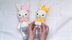 Зайки  ростом 33 см..Bunnies 33 cm tall as a gift