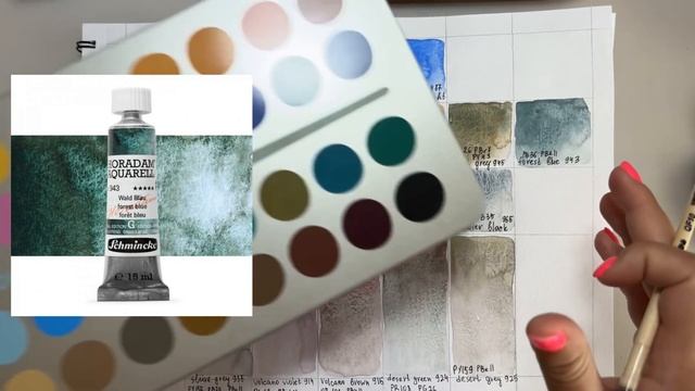 Моя коллекция акварели Schmincke (Обзор) смотреть онлайн