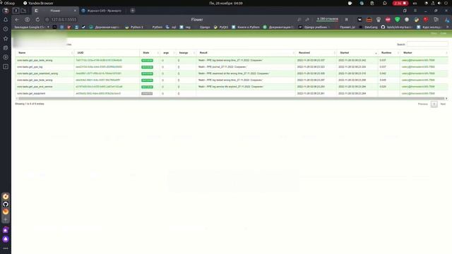 Celery Django Redis - работа очереди celery beat. смотреть онлайн