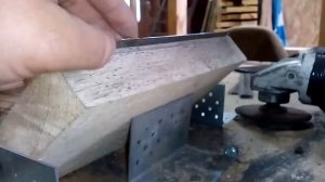 Заточка ножей для рейсмуса болгаркой 3