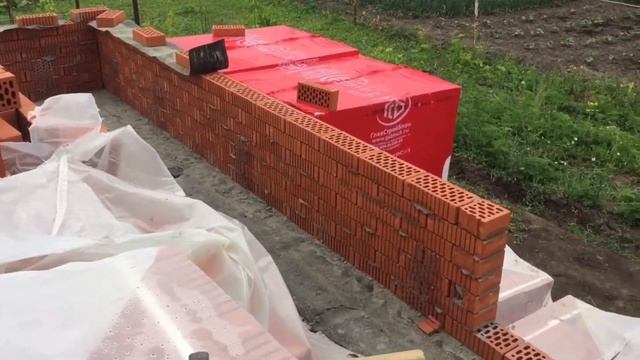 Кладка облицовочного кирпича кладка газоблока