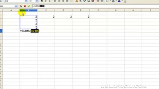 Suma automática CALC/Suma automática/Open Office - Calc/AulaFacil.com смотреть онлайн