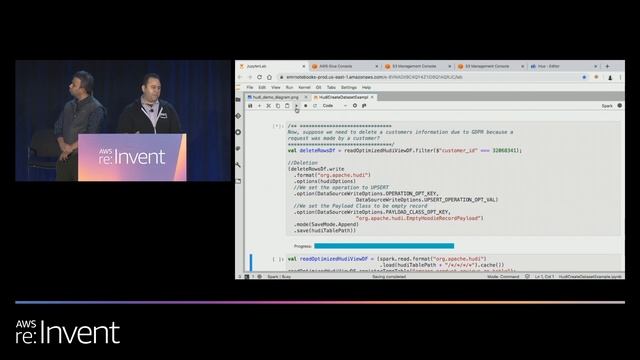 AWS re:Invent 2019: [REPEAT 1] Deep dive into running Apache Spark on Amazon EMR (ANT308-R1) смотреть онлайн