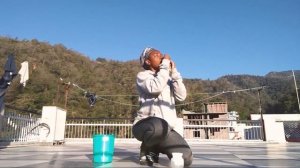 Girl kept Sneezing and coughing - Sutra neti - Cleansing the nasal passage- sneezing compilation.