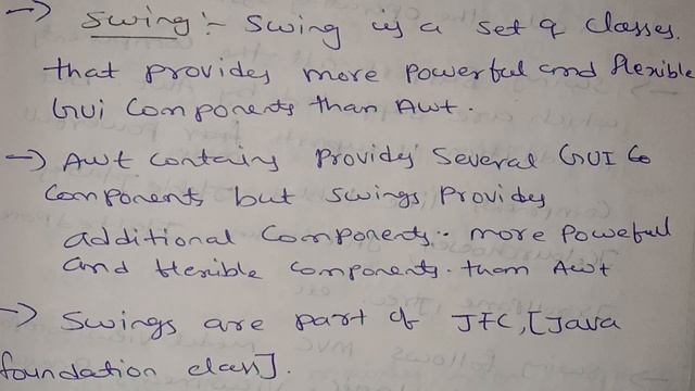 jntuh r18 oops Java programming unit5 part-1 swings components very important ??? gunshot ? смотреть онлайн