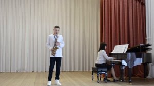 Рютин Тимофей, саксофон. "Рондо" В.А.Моцарт