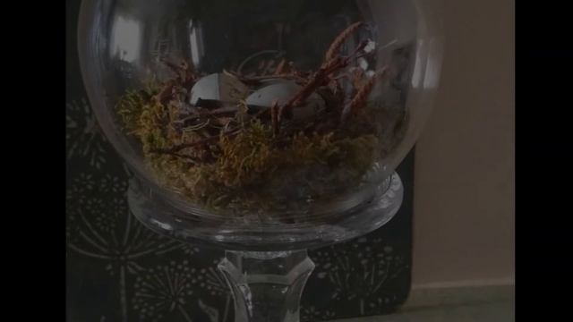 Пасхальный декор своими руками. Делаем клош и декор яйца.