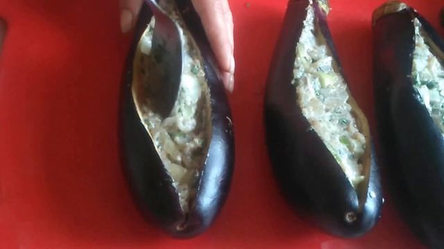 Фаршированные баклажаны по-узбекски. смотреть онлайн