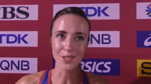 Diana Mezuliáníková po rozběhu na 800 m na MS 2019