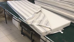 Матрас Холкон, чехол тик матрасный на молнии. Для санаториев, тюрем, лагерей, домов отдыха!