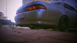 Mark II 1UZ FE V8 straight pipe 63mm x2, выхлоп на  узете