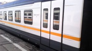 Электропоезд ЭД4М - 0484 рейсом Калуга - Москва отправляется со ст. Калуга-1