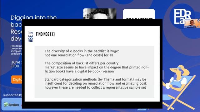 DPUB Summit 2023 - 5 - Digging into the backlist issue: ABE Lab a research and developement project смотреть онлайн