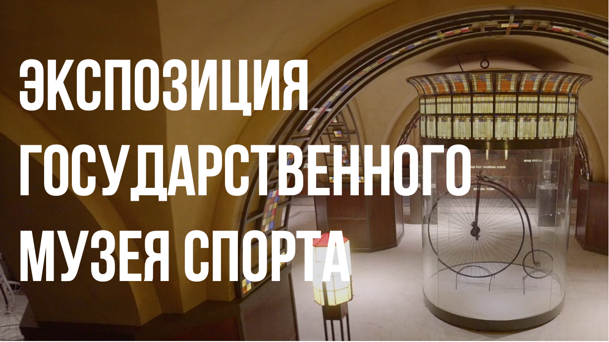 Елена Истягина-Елисеева. Экспозиция Государственного Музея спорта.