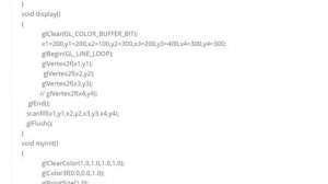 SCANLINE CONVERSION IN OPENGL USING C